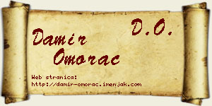 Damir Omorac vizit kartica